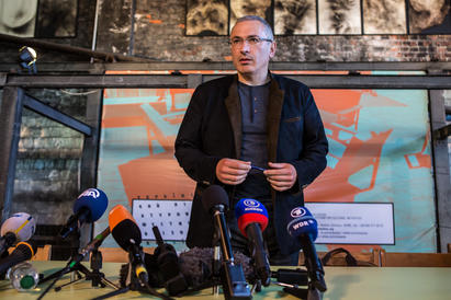 Bildet viser Mikhail Khodorkovsky, stifteren av Open Russia.