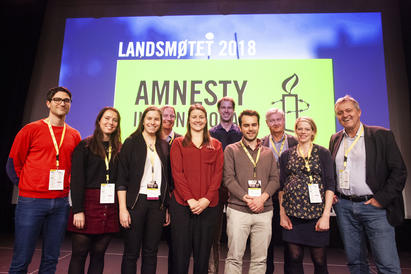 Nytt styre valgt under landsmøte 2018