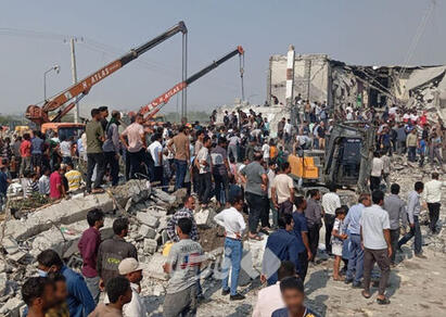 Vantro sivile rett etter bombeangrepet